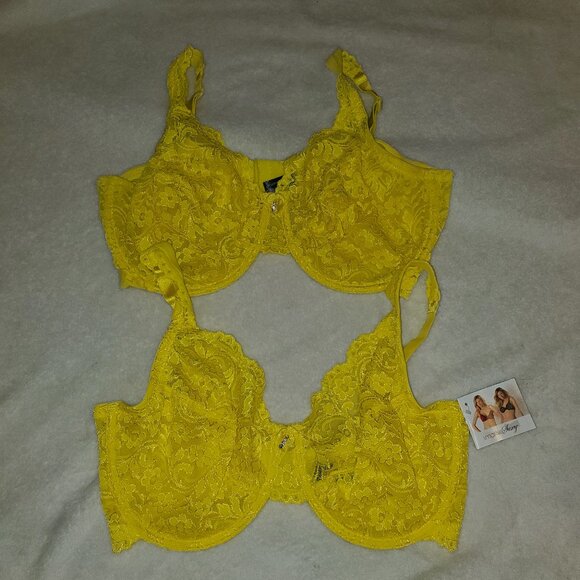 Bundle of 2 - Smart & Sexy, Yellow 38 DDD, 42DDD - Picture 1 of 6
